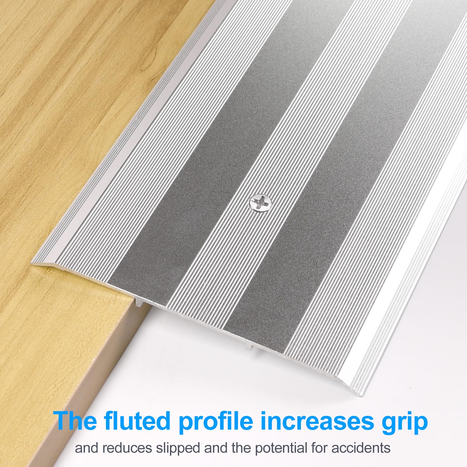 Orechic 5″Wide Sturdy Thicken Aluminum Threshold Strip - Image 4