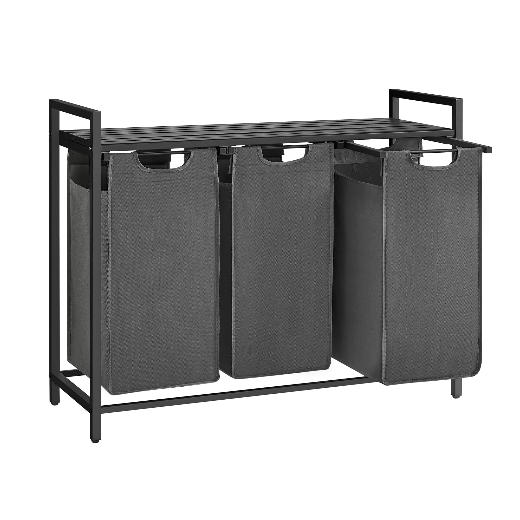 Vasagle Wäschekorb 3 Fächer 120 L