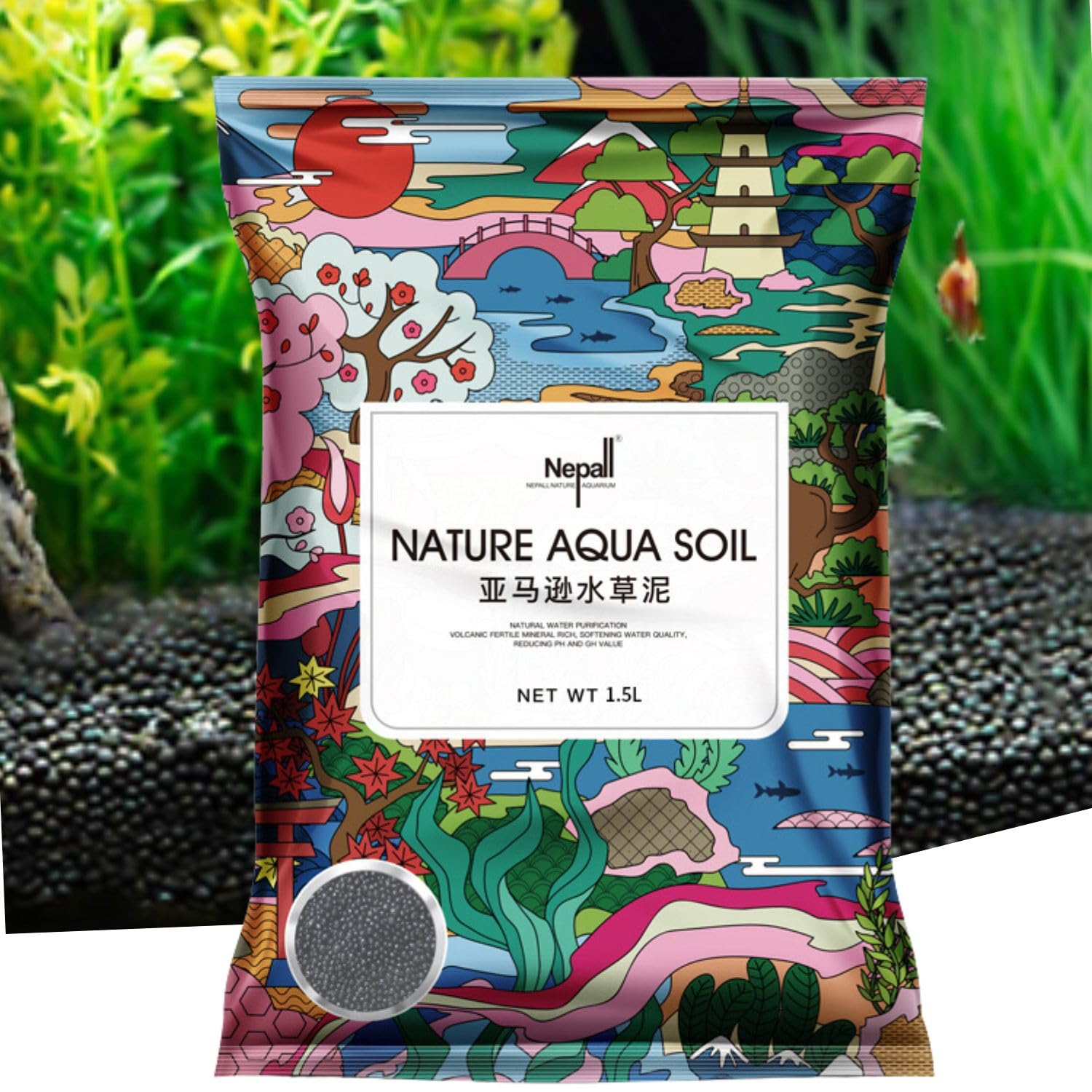 Petzlifeworld 1.5 L Nepall Aqua Soil | Planted Aquarium Substrate Fish Tank Water Grass Mud for Natural Aquatic Plants and Shrimps | No Cloudiness | Clear Water | Rich Nutrients (B0CN9HF6XJ) Amazon Price History, Amazon Price Tracker