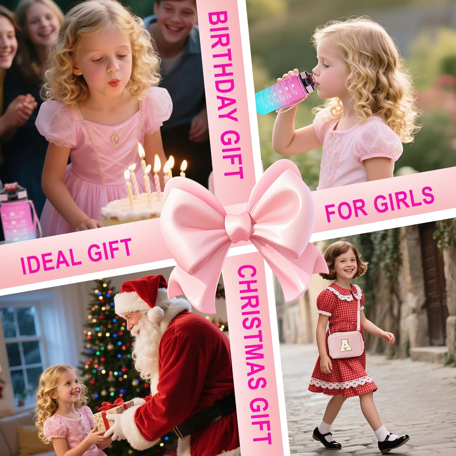 Cute Fanny Pack for Girls Personalized Gift Sets for Teen Girls Unique Presents Birthday Gifts for 4 5 6 7 8 9 10 11 12 13 14 15 16 Year Initial Purse Crossbody Bag Belt Bag for Kids (E) - Image 7