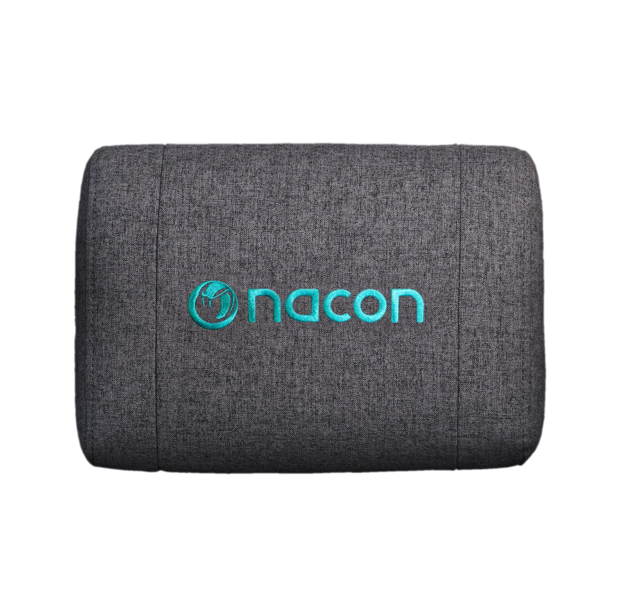 Nacon - Silla Gaming PCCH-380 Ergonómica con Reposabrazos 2D | Silla Gaming con Cojín Lumbar, Reclinable hasta 135º, Material Textil, Color Gris Oscuro