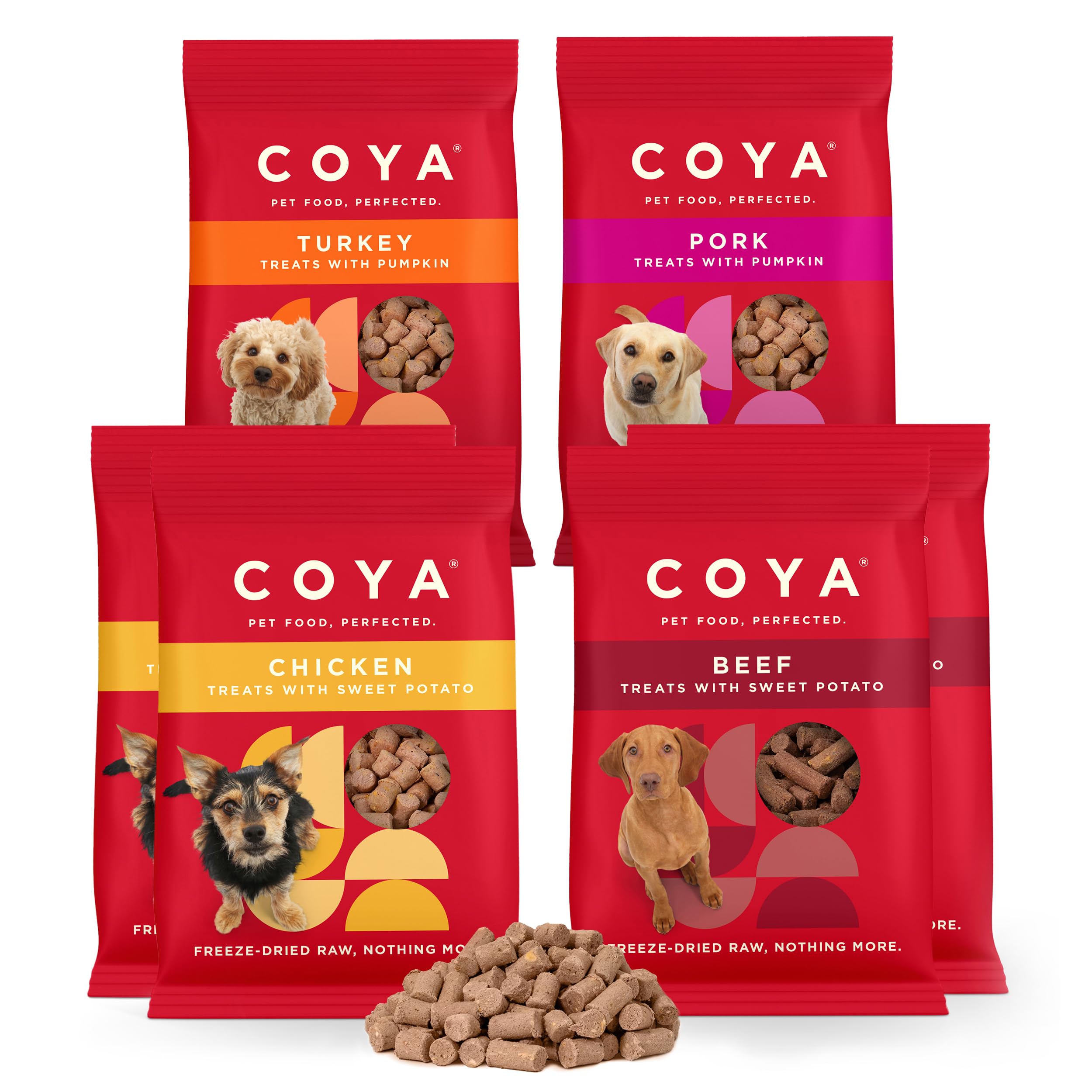 Canine Caviar Dog Food Dehydrated Vegetable Dog Treats Coya Freeze