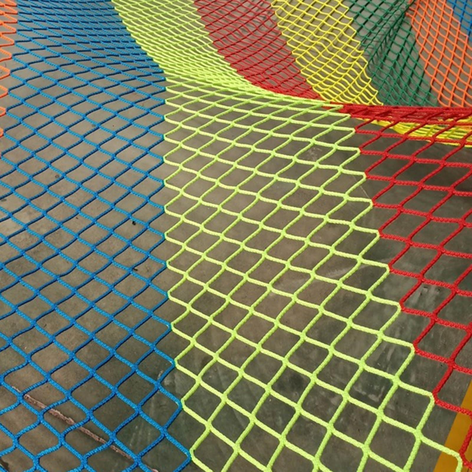 Allzweck Sicherheitsnetz Schlagfest Und Hochfest Baustellenabsperrung Balkon Katzennetze für Vergnügungsparks 2x10m(6.6x32.8ft)