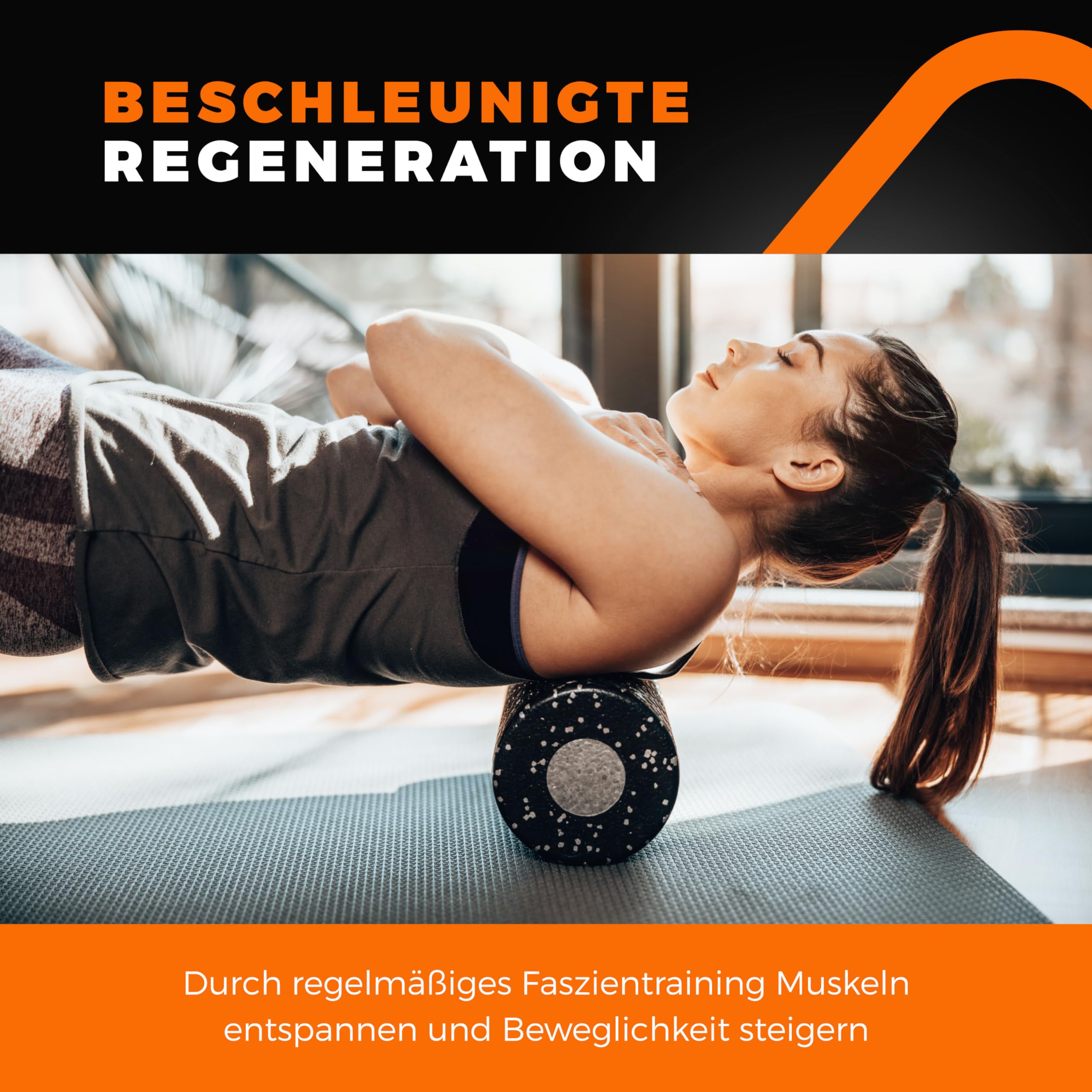 Fas Fit Set 8 Rulli Massaggio Fasciale - Per Schiena, Pilates, Con Borsa E Manuale, Blu - Foto 7