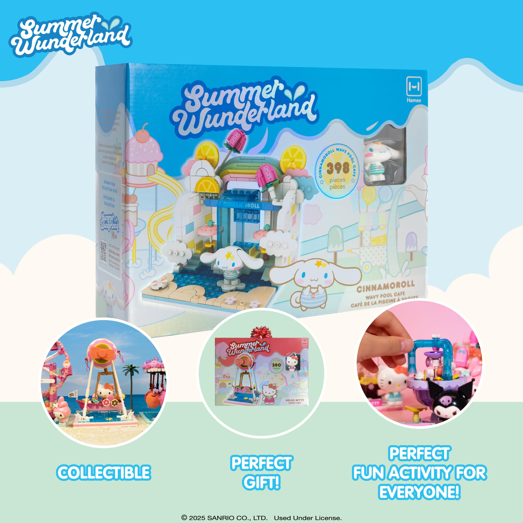Amazon.com: Hamee Summer Wunderland Building Blocks (Cinnamoroll