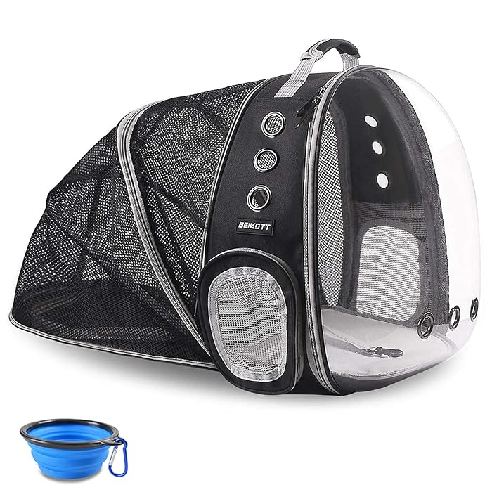 Buy BEIKOTT Cat Backpack Carriers, Foldable Pet Bubble Backpack
