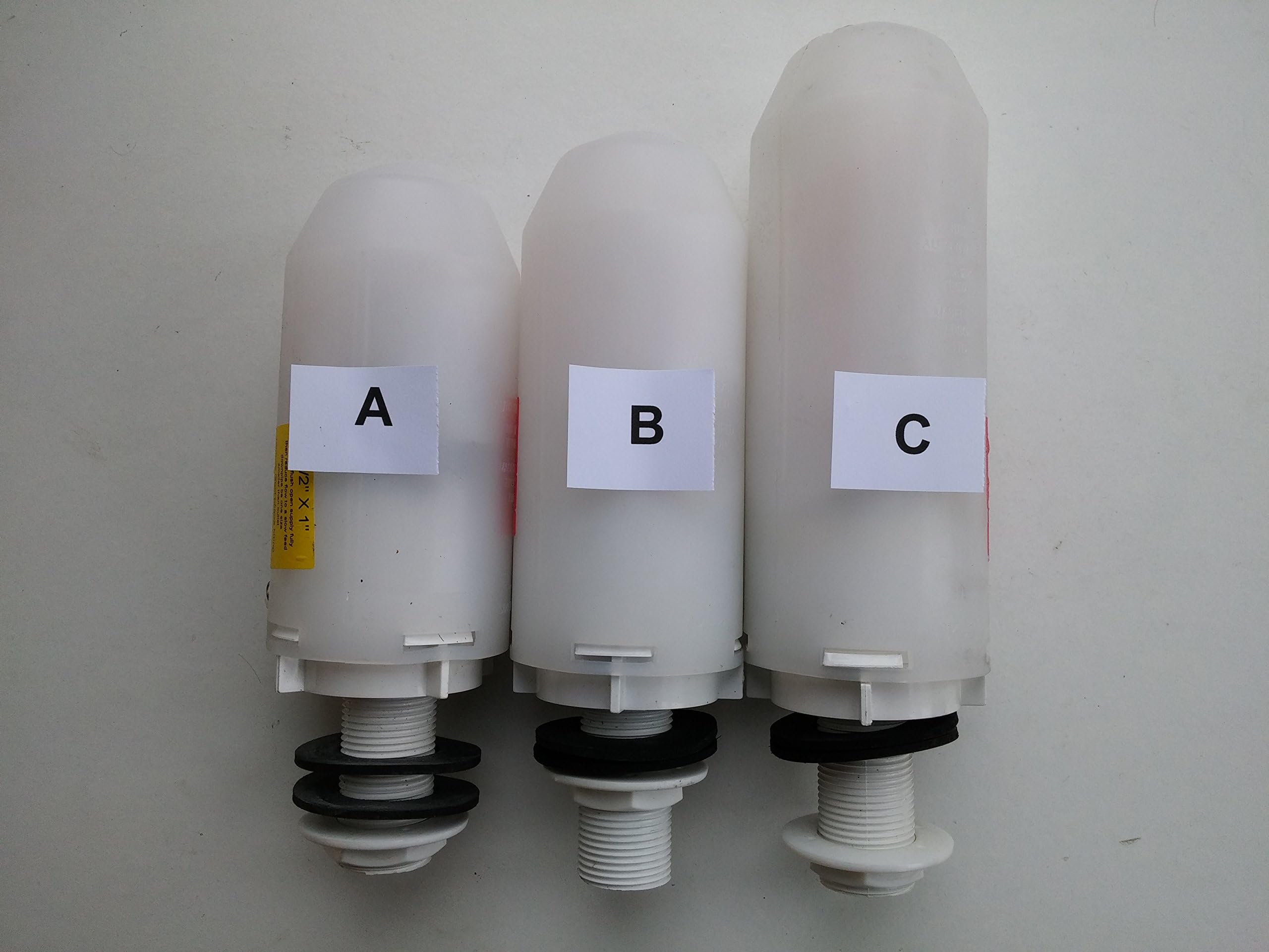 Urinal AUTO Syphon 191MM 71/2" 13L 3GAL 1" BSP OUTLET White Porcelain Standard