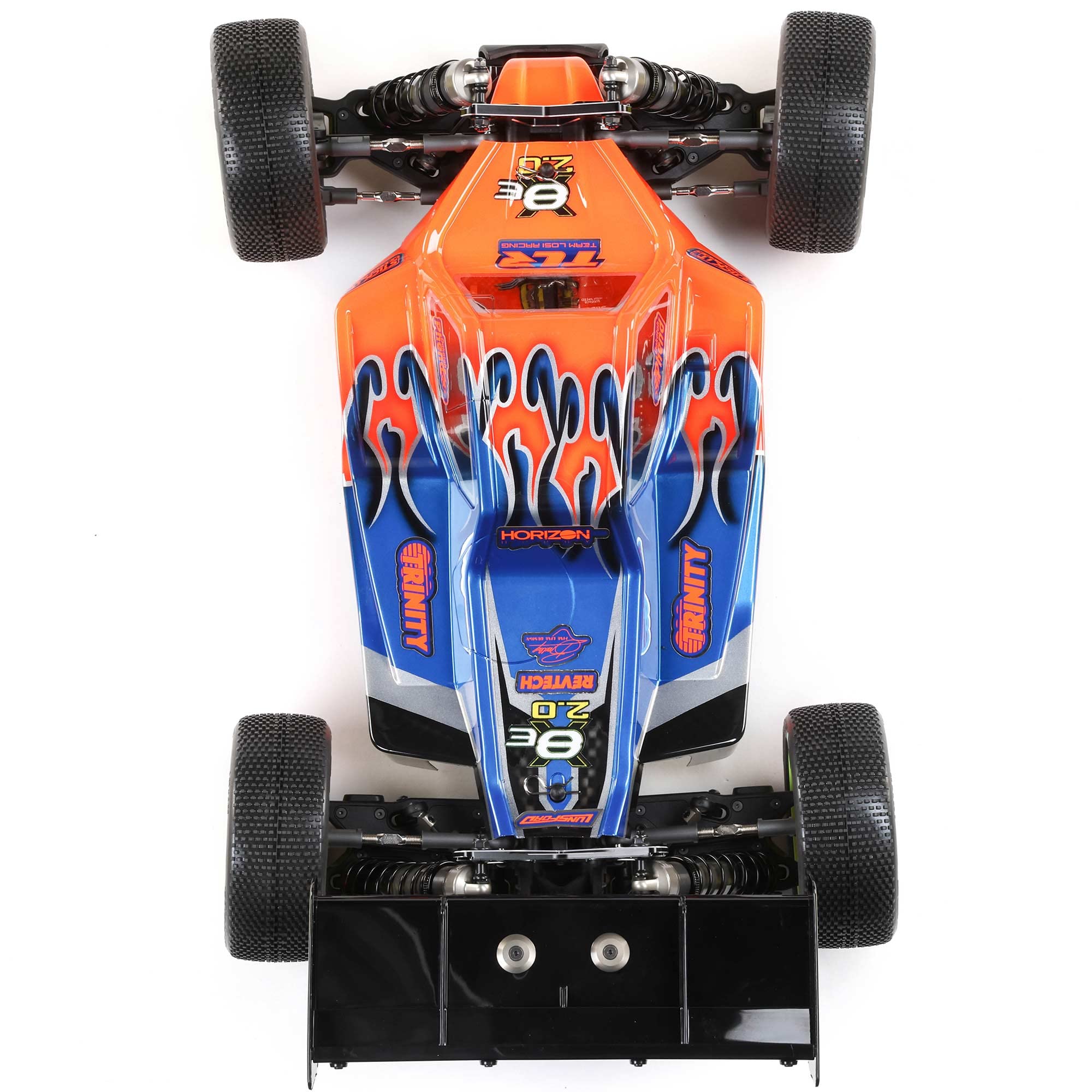 TEAM LOSI RACING 8IGHT-X/E 2.0 Combo Race Kit1/8 4 Wheel Drive Nit/El Buggy TLR04012 CarsGas Kit 1/8 Off-Road