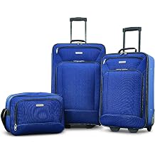 Fieldbrook XLT Softside Upright Luggage, Navy, 3-Piece Set (BB/21/25)