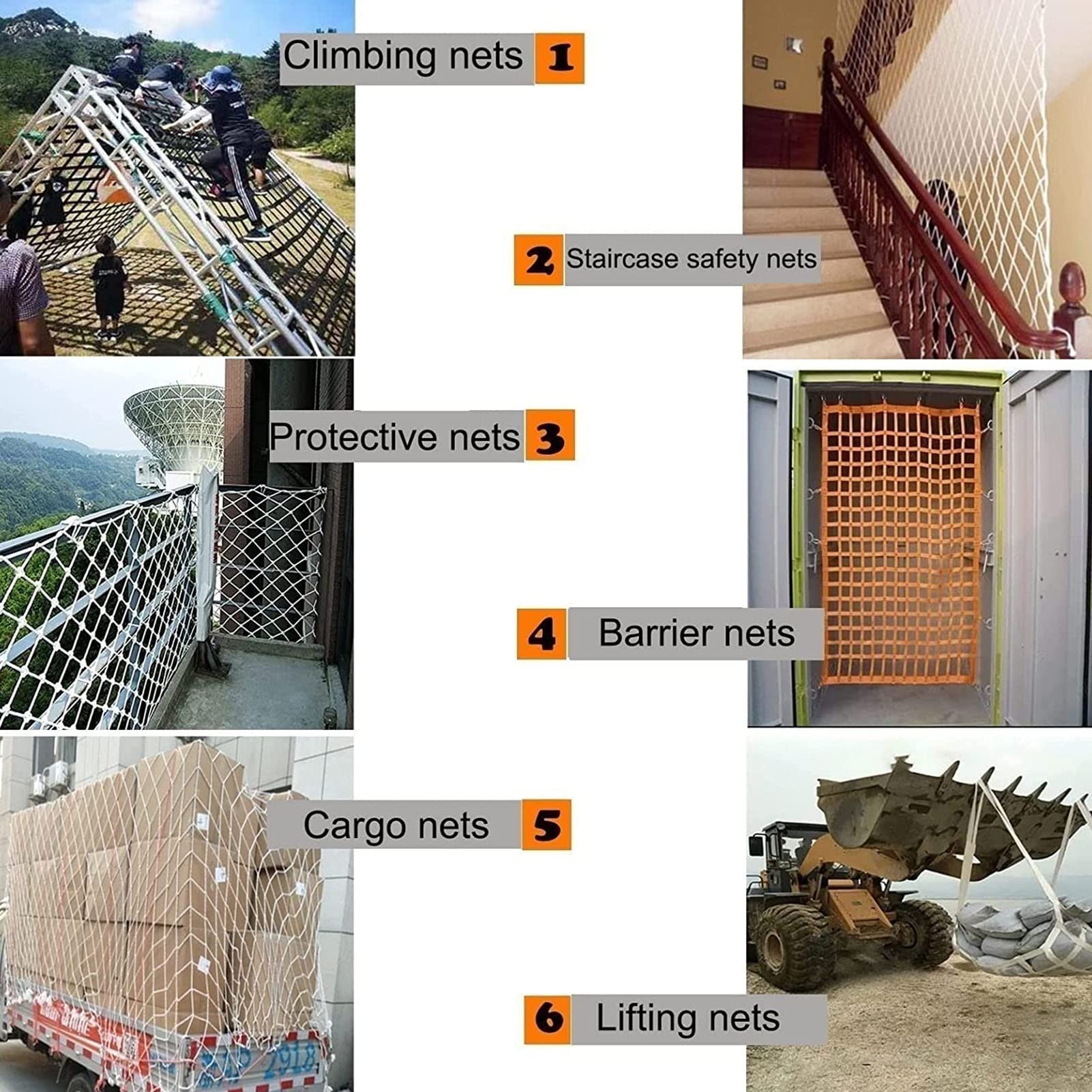 Redes De Eslingas De Elevación - Red De Carga De Poliéster, Redes De Eslingas De Elevación, Red De Carga De Palés, Fuertes Correas De Manejo De Materiales De Carga, Personalizables (Size : 1.5 X 1.5M
