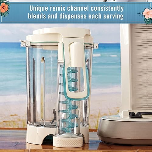 Miniatura 3 de Máquina para hacer tragos granizados Margaritaville con palanca dispensadora y canal de mezclado DM3500