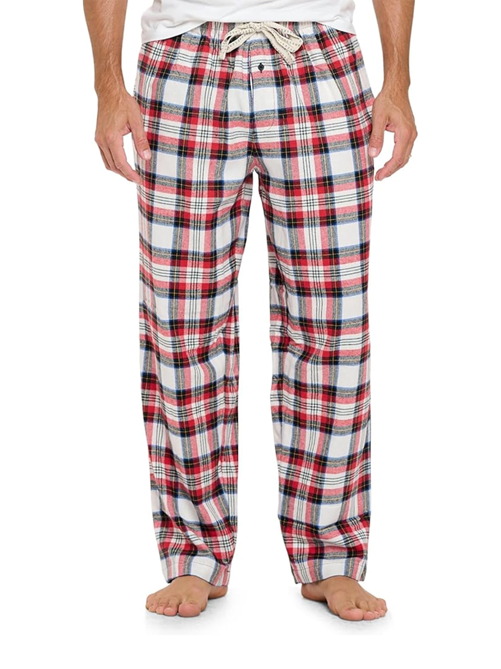 Mens Super Soft Flannel Plaid Pajama Sleep Pants