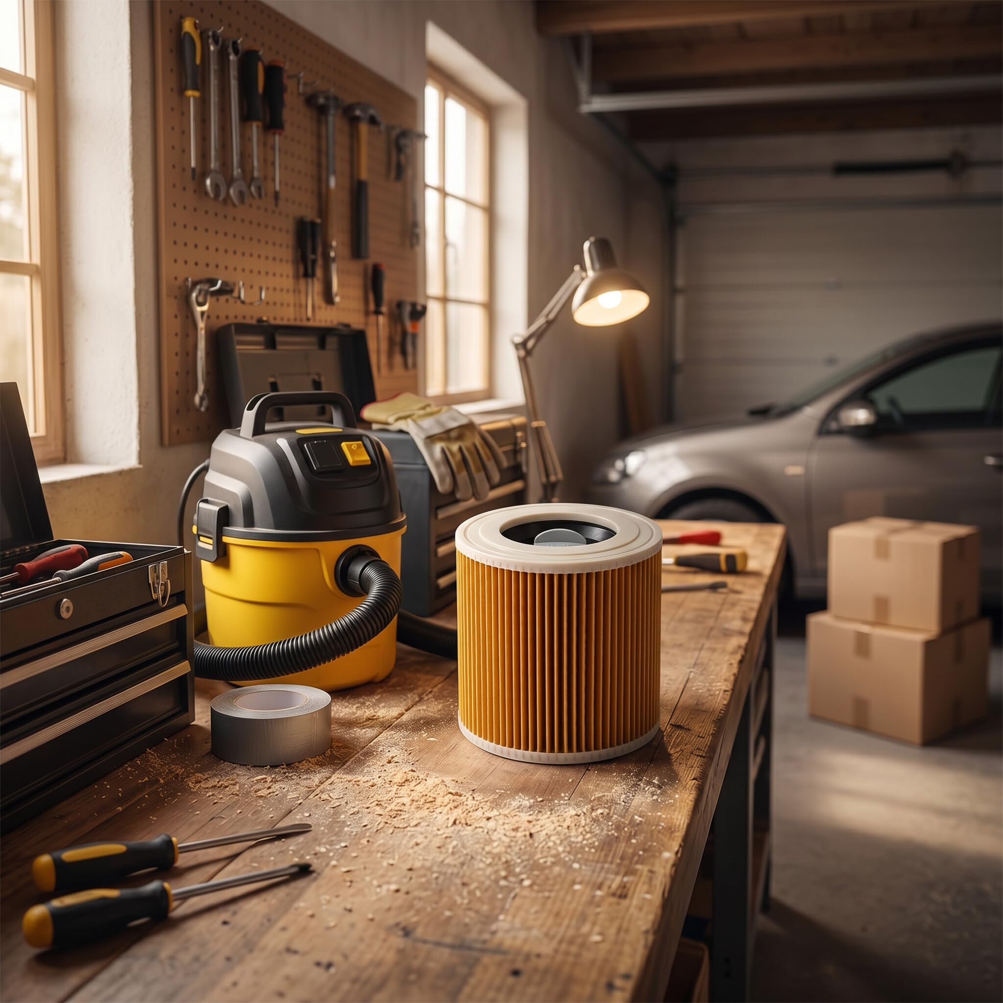 Wkład Filtra Karcher Wd3 Filtr Powietrza Zastępuje A2004 A2054 A2204 A2656 WD2. 250 WD3. 200 WD3. 300 Odkurzacz na Mokro/na Sucho