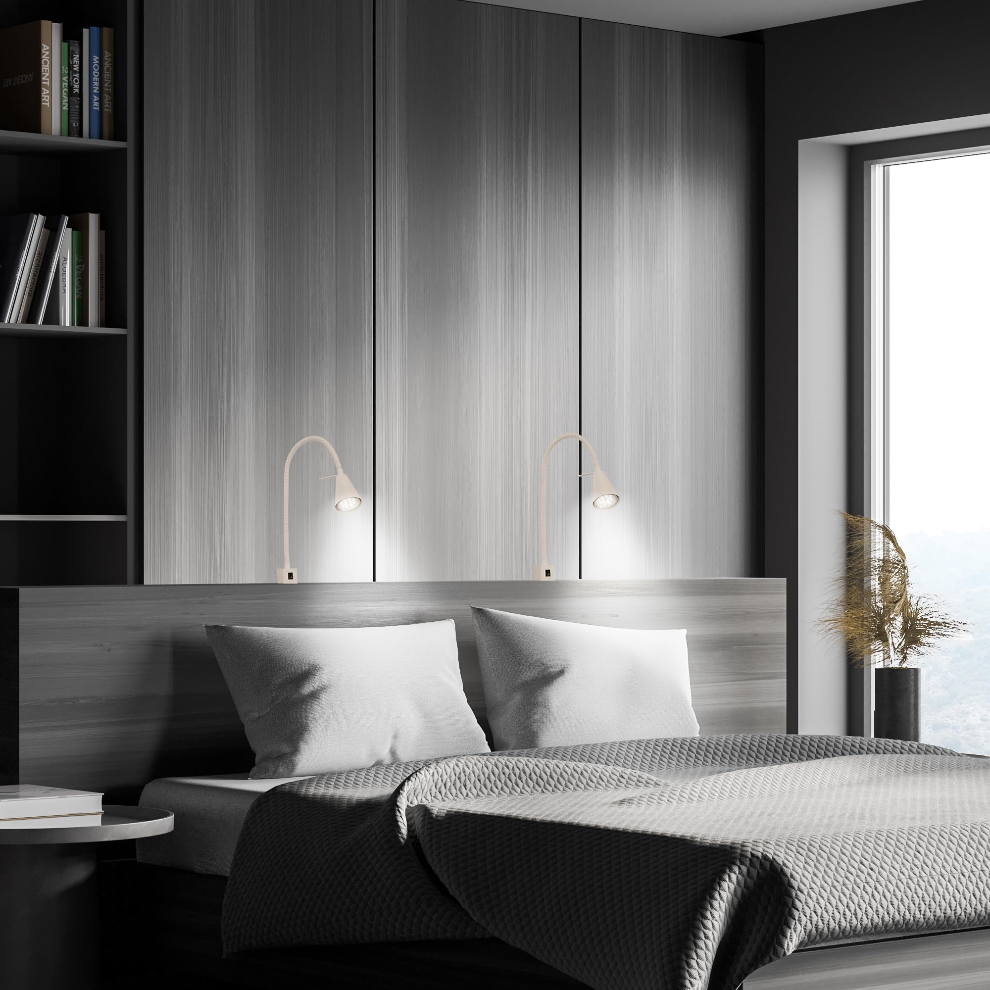 BRILONER LED Wandlamp met bevestigingsplaat nikkel mat kopen