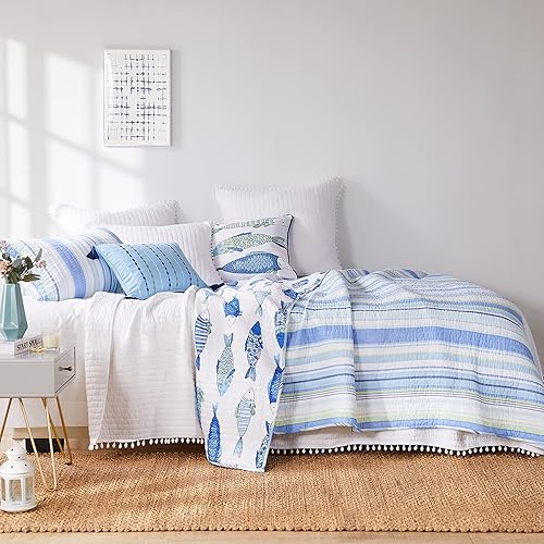 Miniatura 2 de Levtex Home - Juego de edredón Catalina - Edredón individual/individual XL (68 x 86 pulgadas) + una funda de almohada estándar (26 x 20 pulgadas)