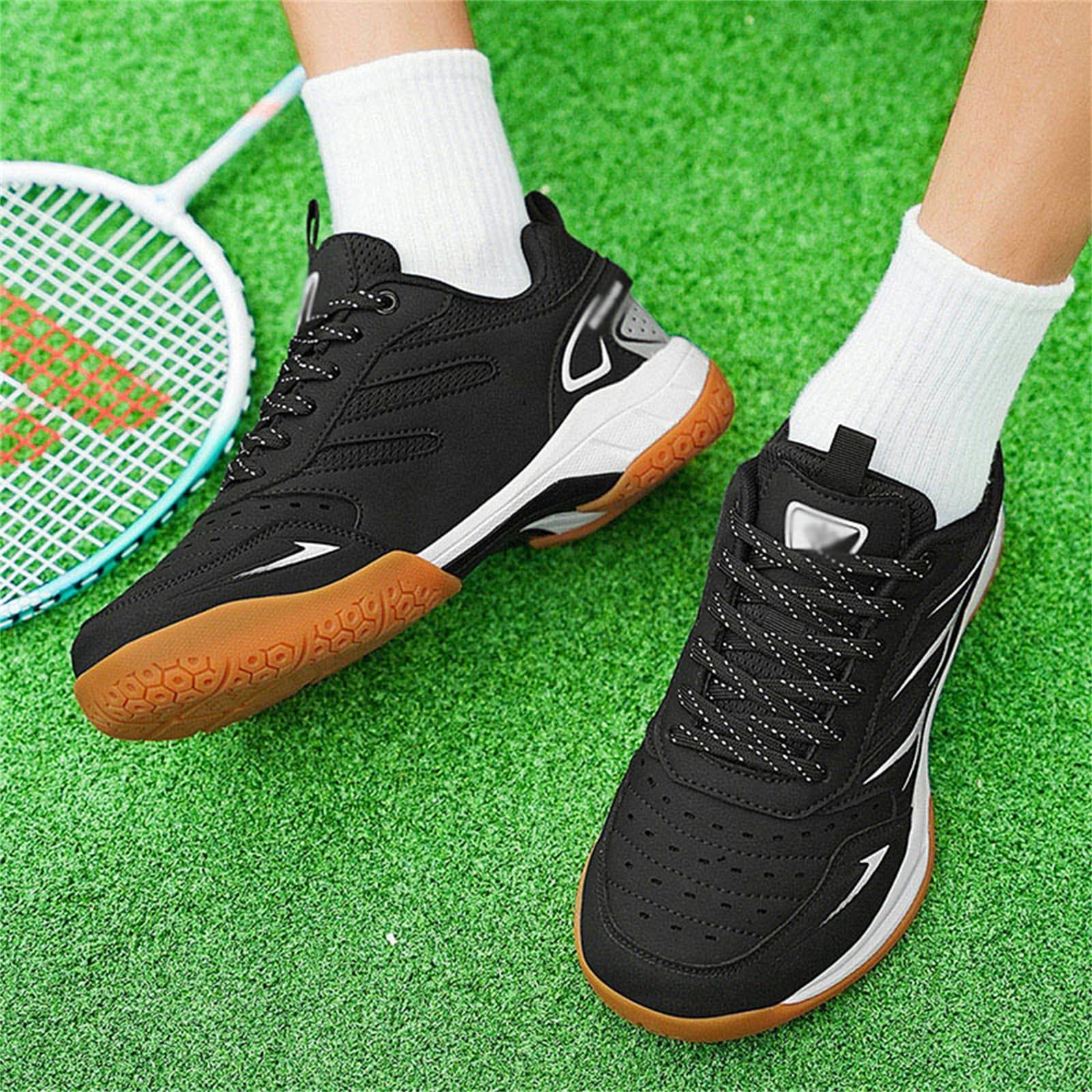 JiuQing Buty do badmintona męskie damskie tenisowe lekkie antypoślizgowe codzienne sportowe