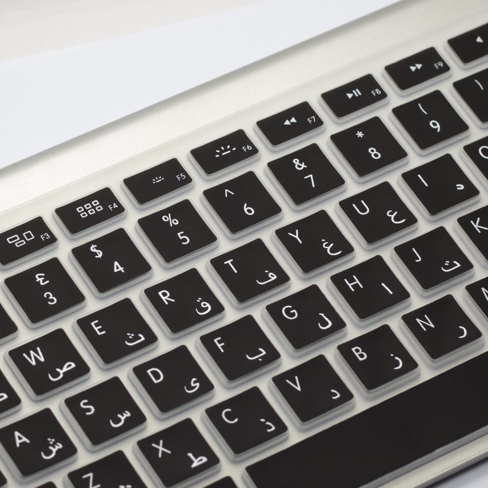 Copritastiera In Silicone Per MacBook Pro/Air (2008-2015) - Layout EU/ISO, Nero - Foto 8