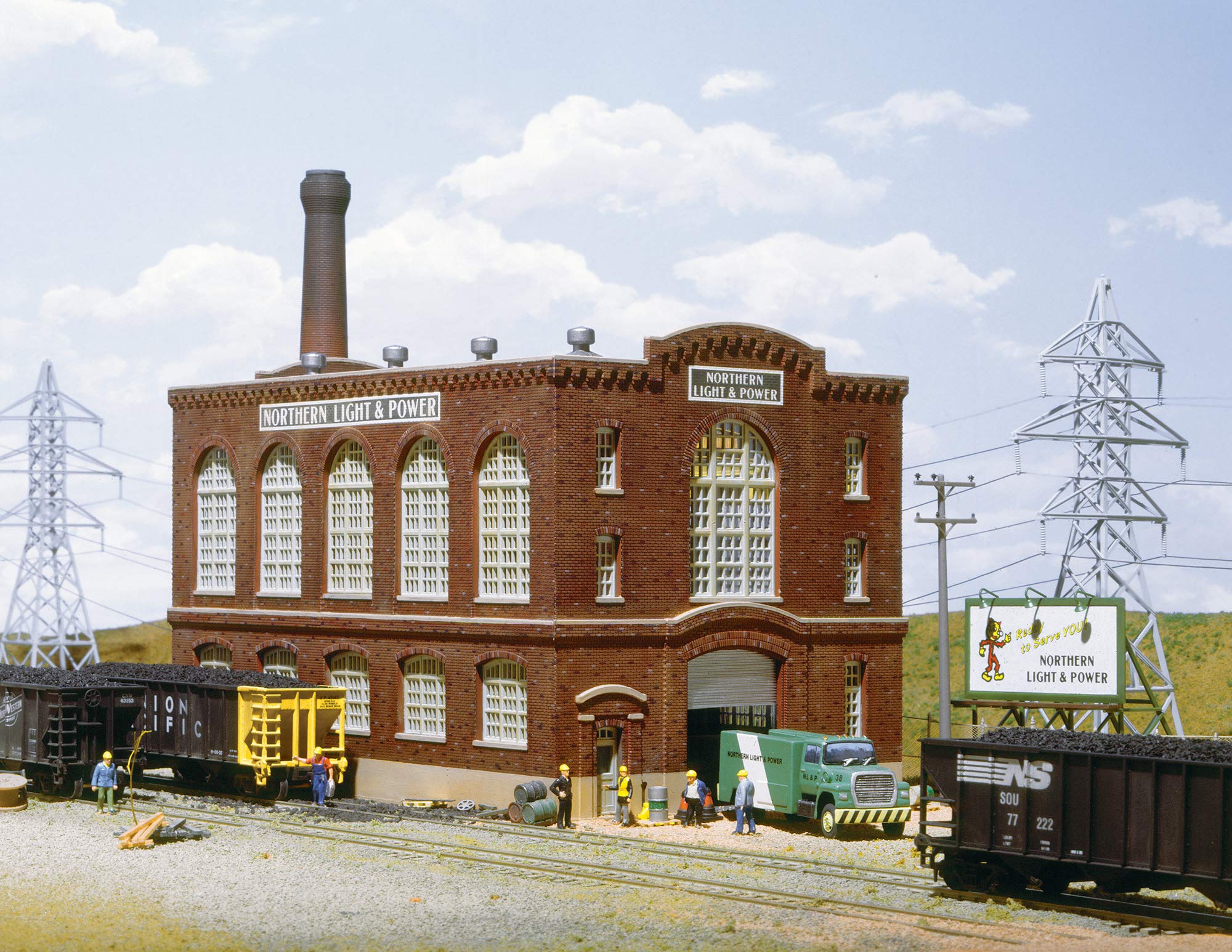 CornerstoneWalthers HO Scale Northern Light and Powerhouse Structure Kit