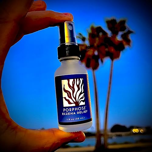 Miniatura 7 de Alivio del eccema porfoso algas rojas y avena coloidal que protege la piel con medios acondicionados de porfiridio. Hipoalergénico, sin esteroides,