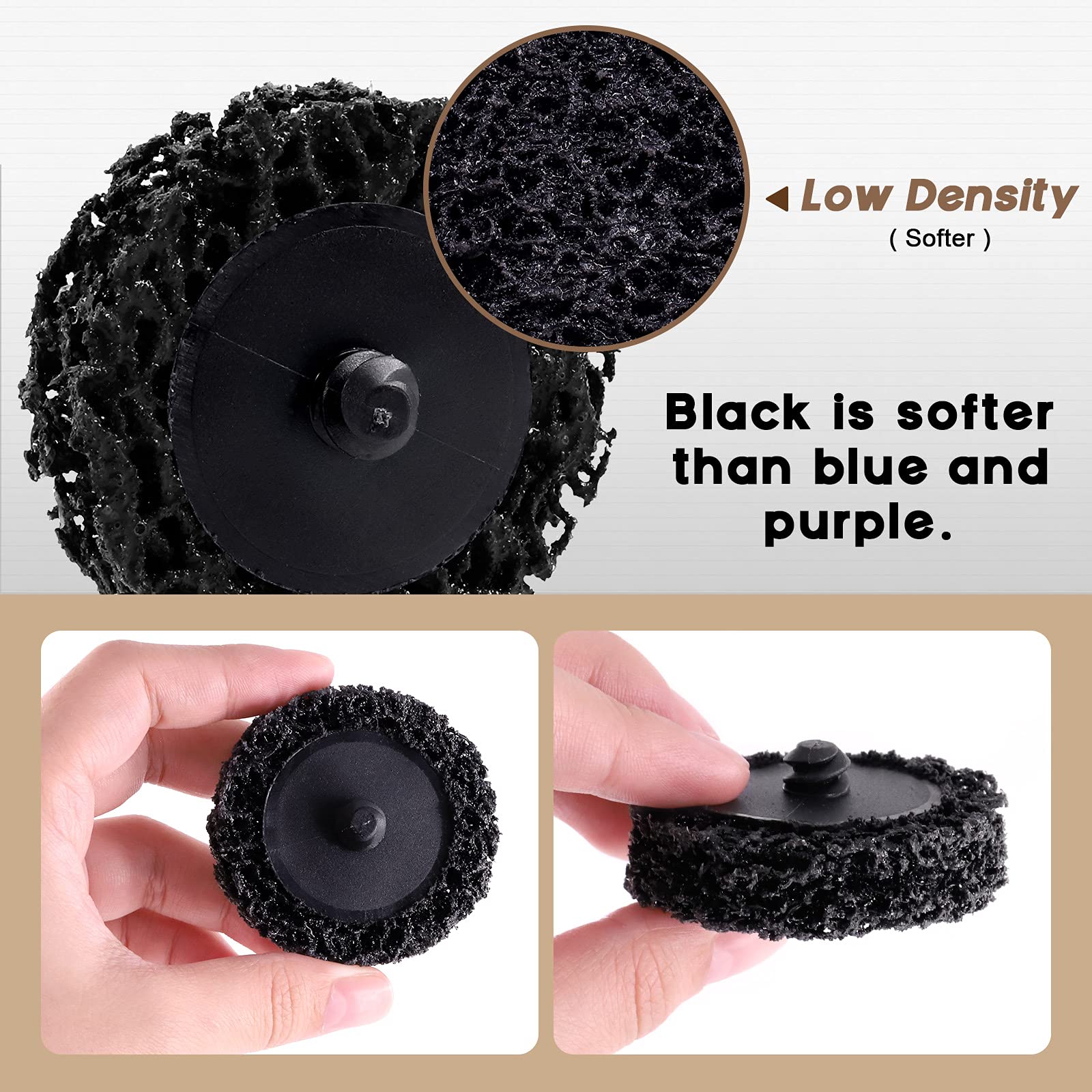 20Pcs 4" X 5/8" Strip Discs Wheel 4 Inch Paint Stripping Disc For
