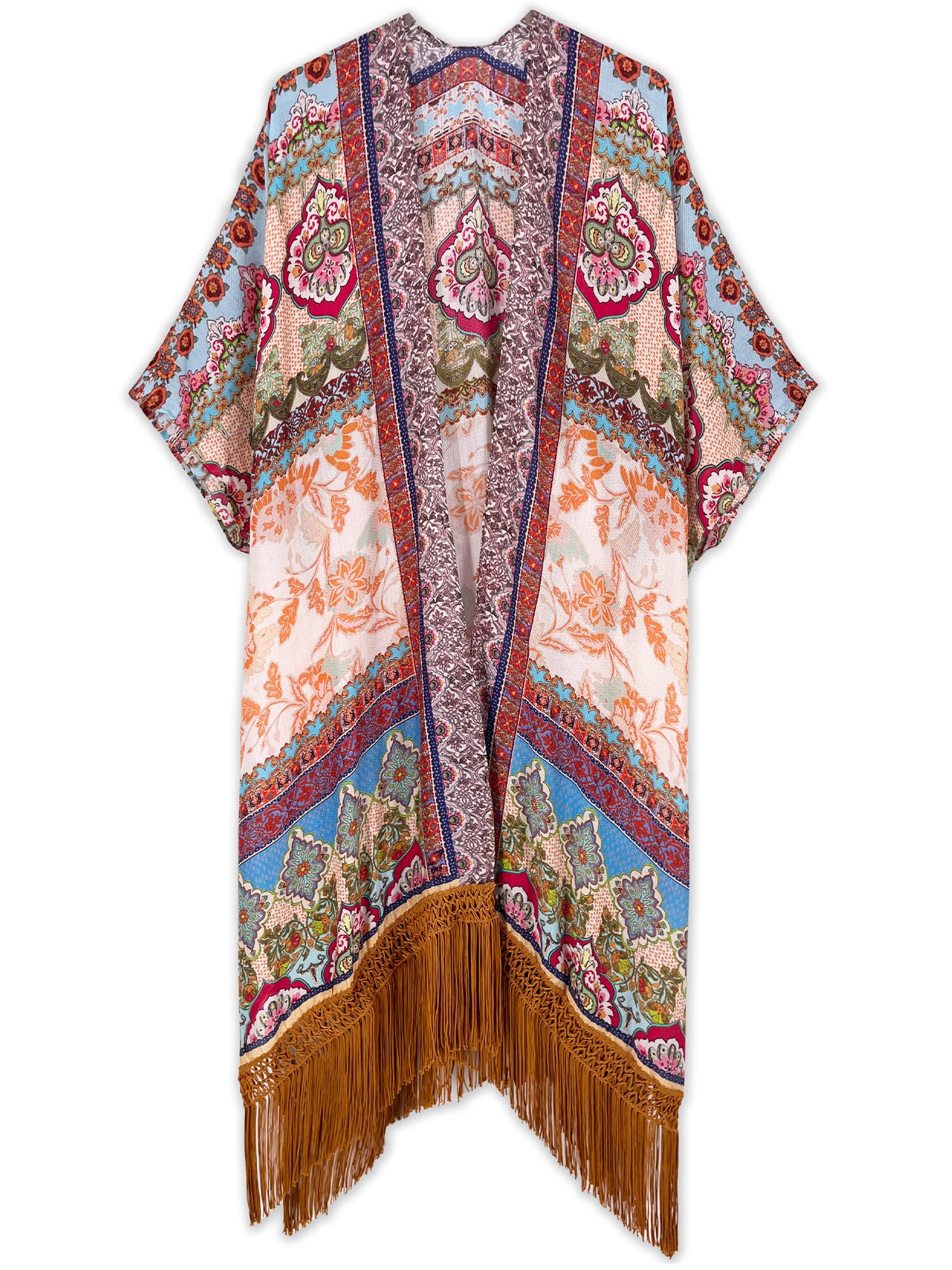 Spicy Sandia Women’s Oversized Boho Kimonos Lightweight Summer Cardigans