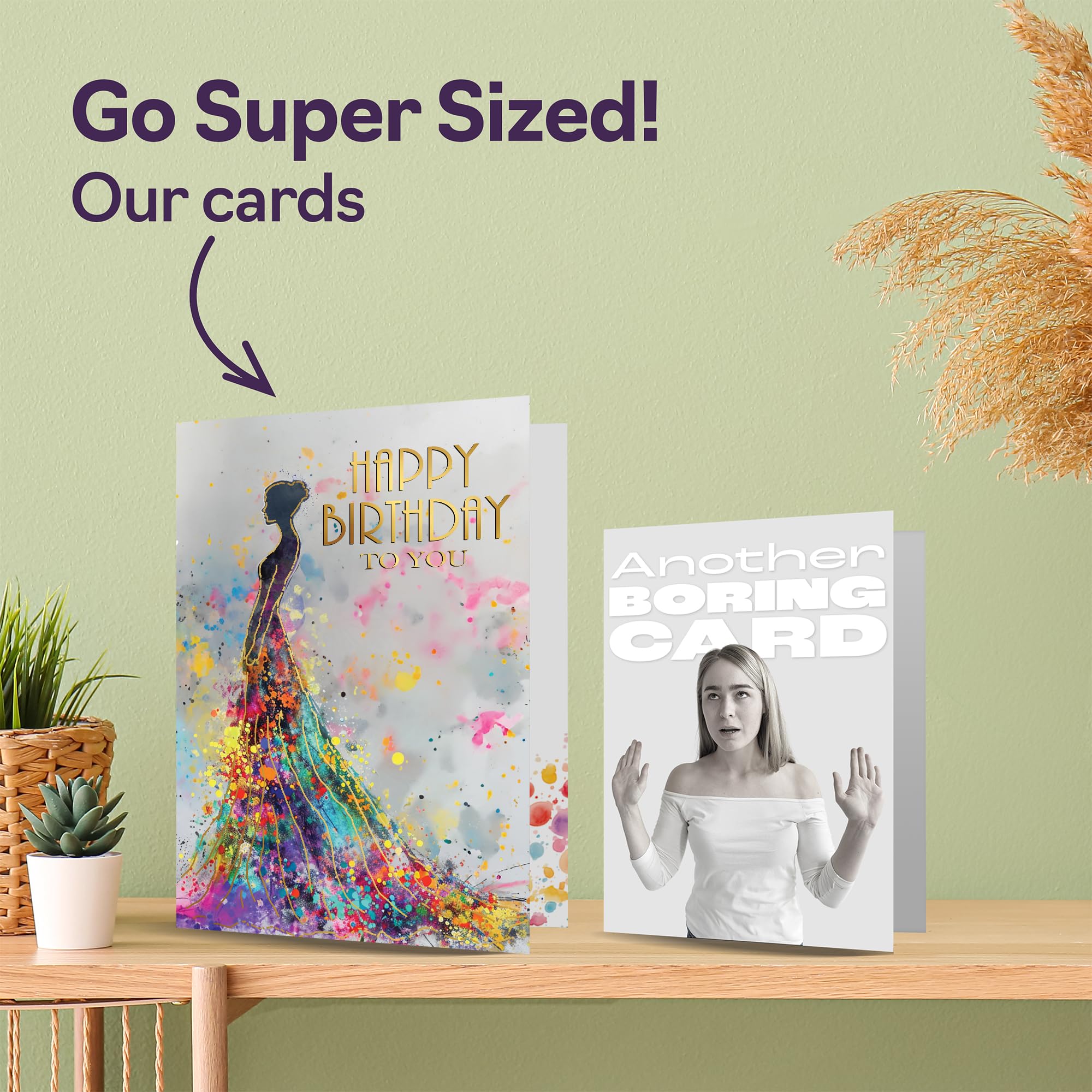 Stuff4 Carte D'anniversaire 77 Ans Pour Homme Et Femme U2013 Élégante U2013 Cartes D 'anniversaire Pour Femme De 77 Ans, Grand-mère, Grand-père, Maman, Papa, Tante, 145 Mm X 145 Mm