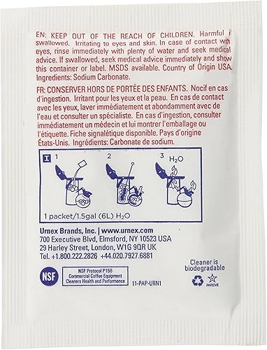 Miniatura 2 de Urnex Limpiador original de urnas y cerveceras, marrón, sin perfume, 48 onzas, 48 unidades