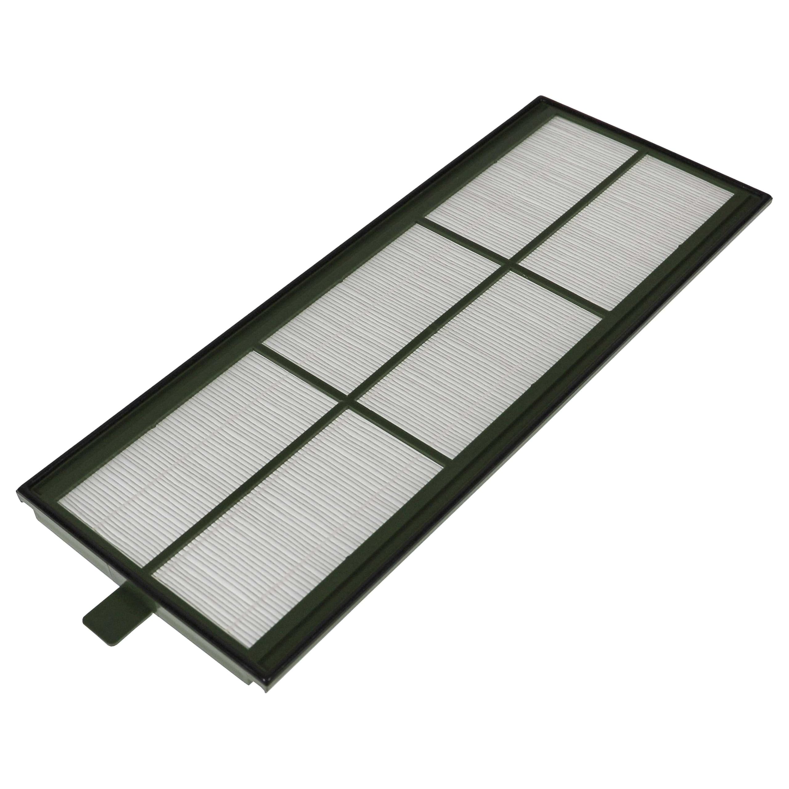 vhbw Set filtros reemplaza Zehnder 006040220, 400100085 para unidad ventilación - G4 / F7 8 uds., 50 x 16 x 1 cm, blanco/amarillo/verde