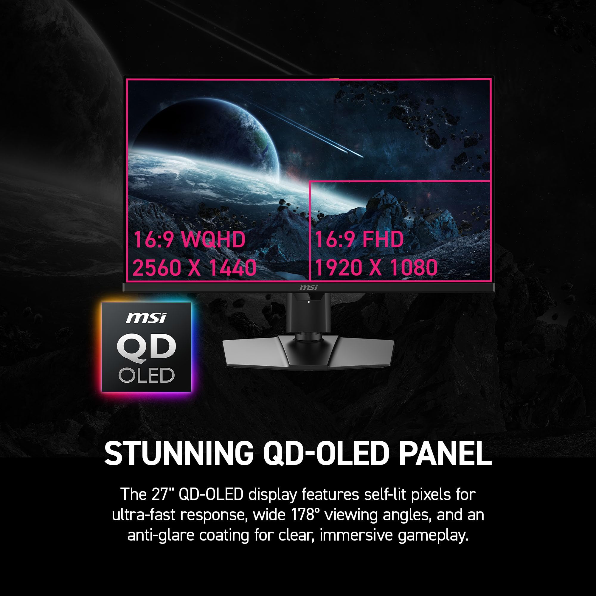 MSI 271QR QD-OLED X50 27インチ 500hz msi Monitor de jogos MPG 271QR QD-OLED X50 68.6 cm 2560 x 1440