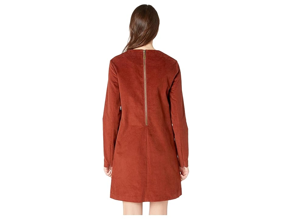 

Frye Melissa Corduroy Dress (Paprika) Women's Dress, Red