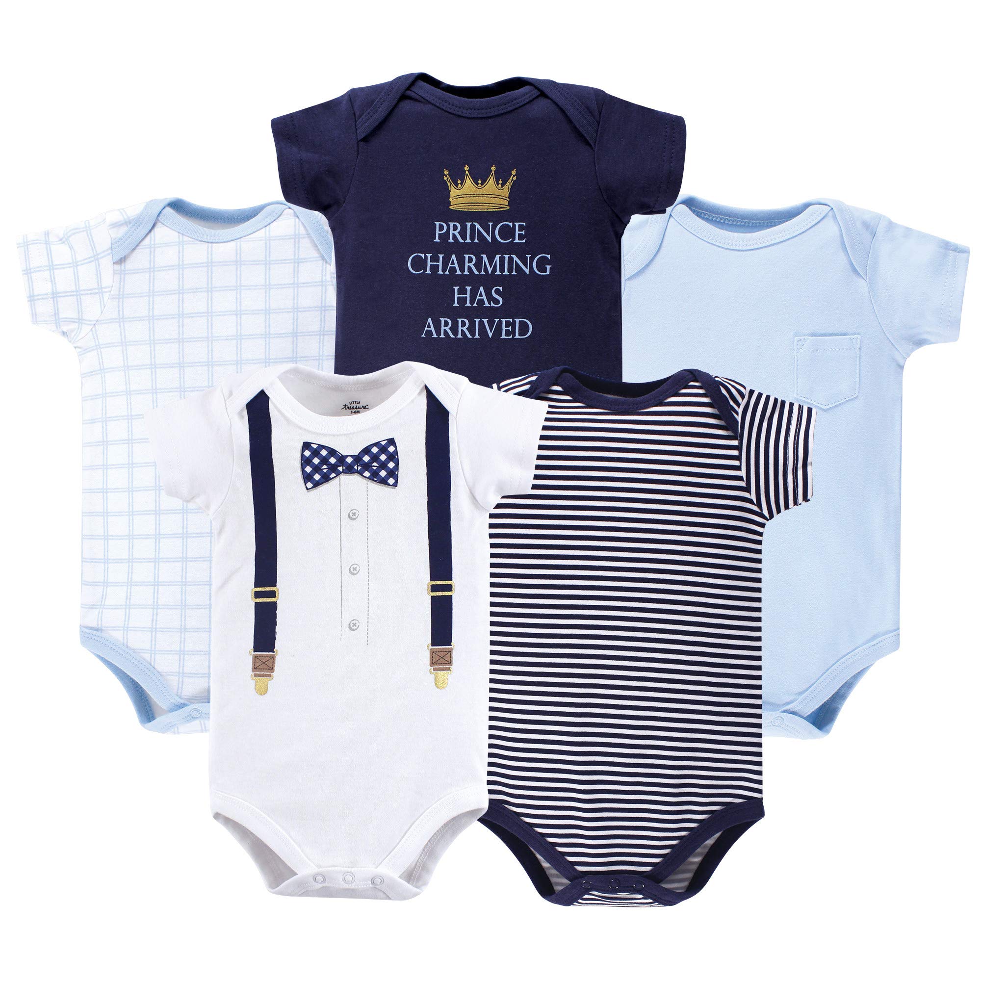 Little Treasure Unisex Baby Cotton Bodysuits