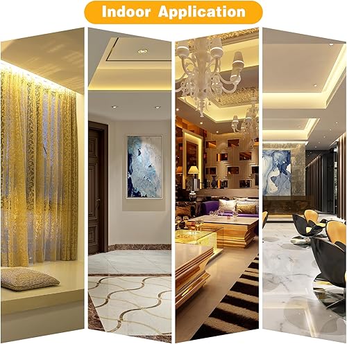 Miniatura 6 de Tira de luces LED de 65.6 pies regulables de alto brillo, resistente al frío, 110 V, cuerda de luces de CA IP67 impermeable, 3000 K4000 K6500 K, luz