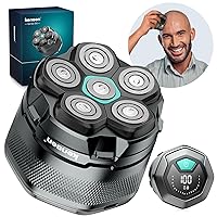 kensen Rasoio Elettrico Testa Calva Uomo 6D Rasoio Testa Calva Impermeabile Cordless