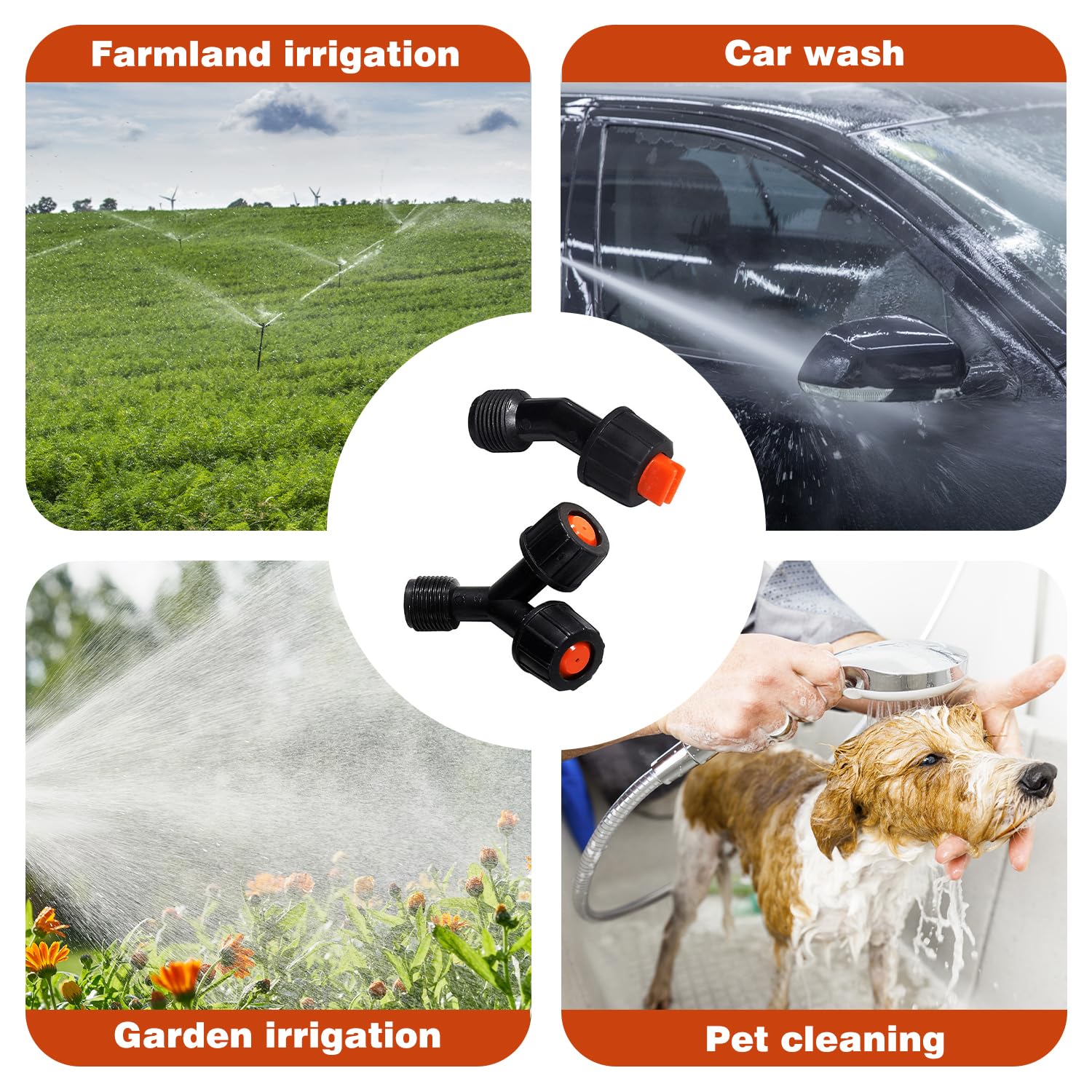 Impugnatura A Grilletto Per Spruzzatore Agricolo, Maniglia Ergonomica In Plastica, Accessorio Per Pompa A Lancia, Giardinaggio - 5