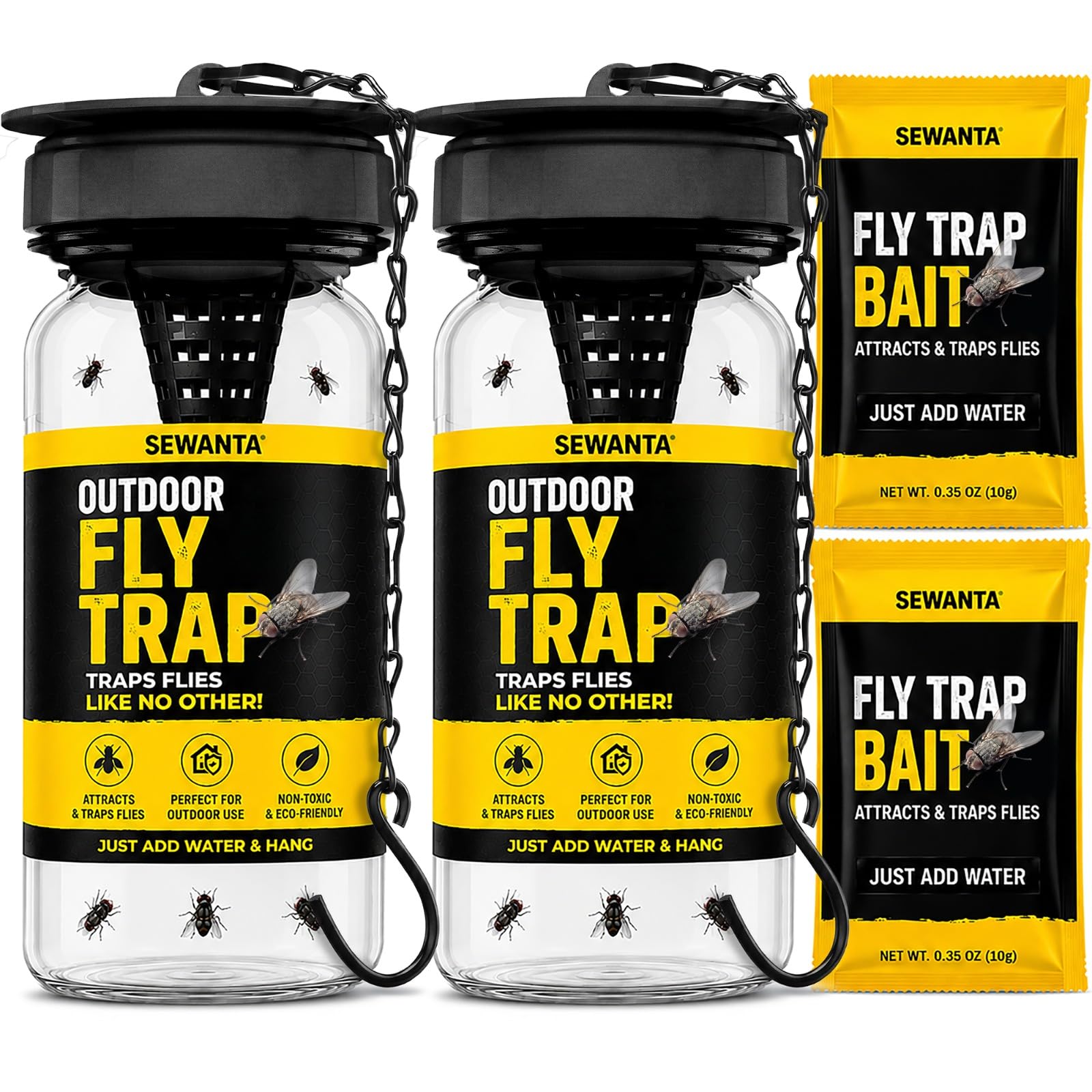 SEWANTA 2-Pack Outdoor Trap