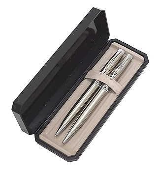 Amazon | タキザワ エレガントシルバー回転・ボールペンシャープ