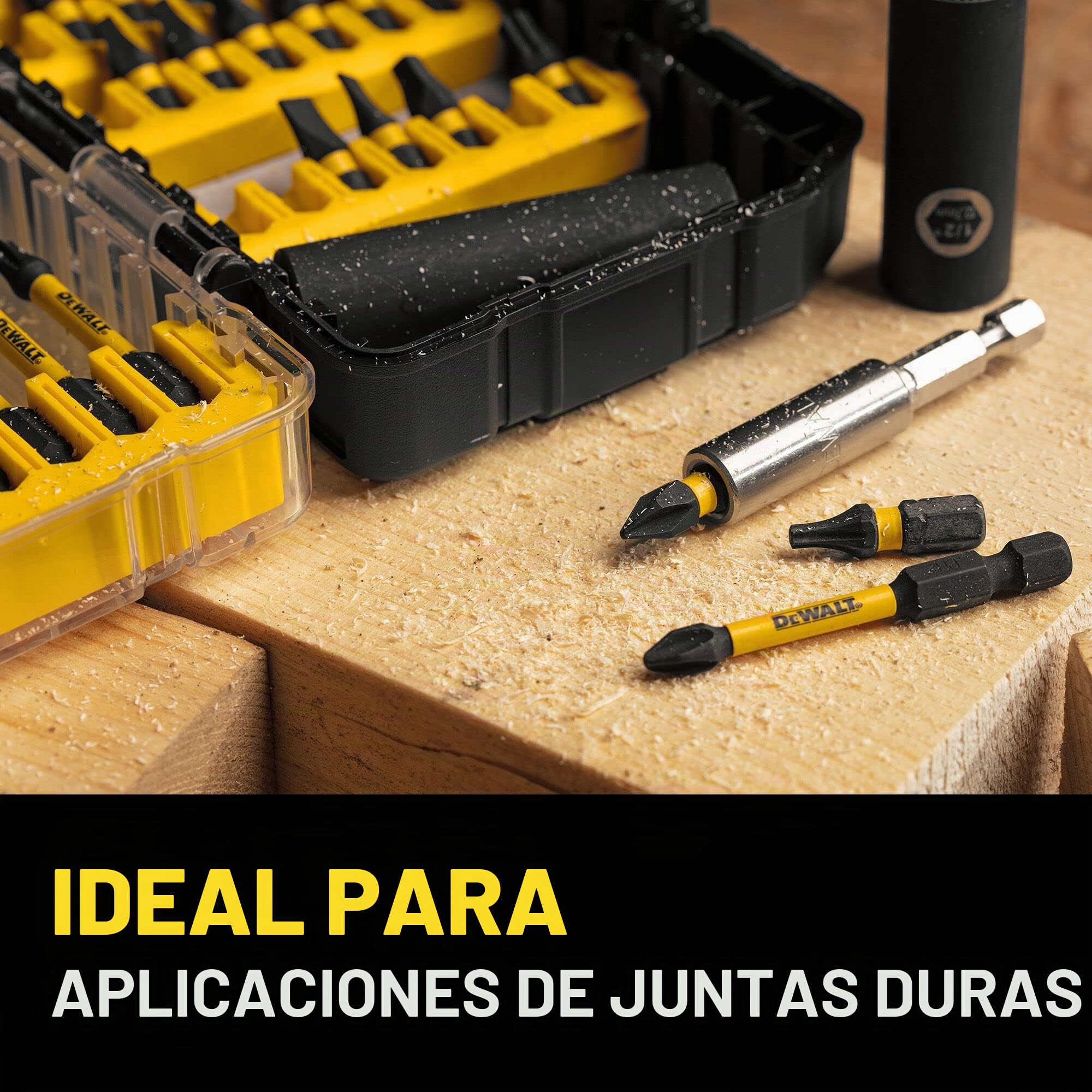Dewalt, Dwa2ngft40ir, Flextorq, Juego de puntas de destornillador de acero aptas para impacto, 40 unidades