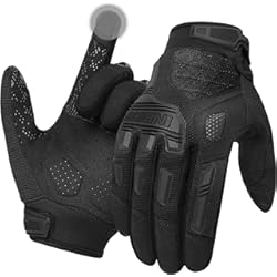 Deporvillage Guantes Ciclismo Guantes Ciclismo Hombre Largos MTB Guantes Bicicleta Táctil con Acolchado De EVA Gel Antideslizante Protector De TPR(MC020)