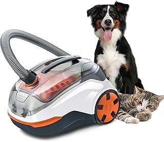 THOMAS CYCLOON HYBRID PET & Friends, beutelloser Staubsauger, Zyklonstaubsauger, Zyklonfilterung, Wasserfilterung, Ideal für Tierhalter, 1700 Watt max., Made in Germany