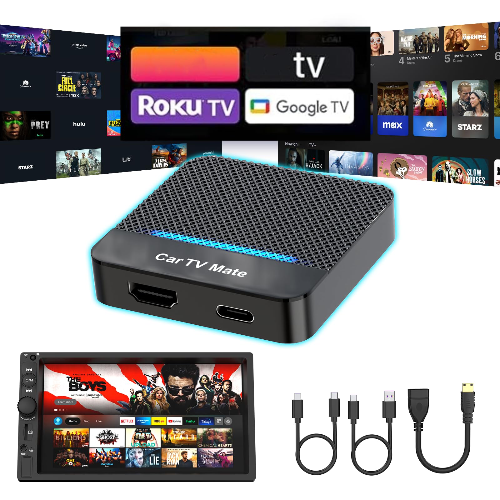 Amazon.com: Car TV Mate Pro with Wireless CarPlay Adapter, 2025