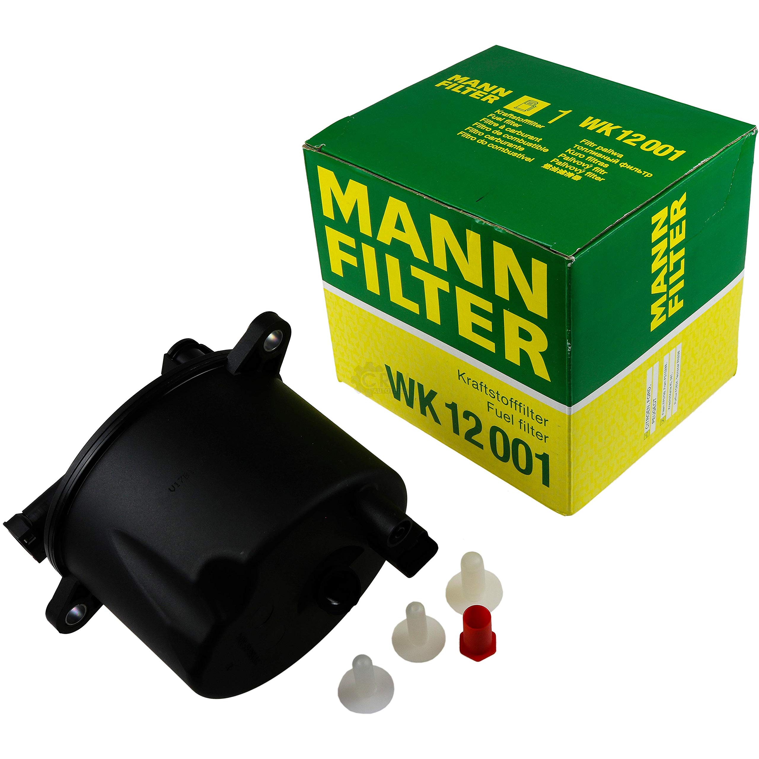 Paquete de inspección Kit de mantenimiento de filtros con filtro de aceite HU 711/51 x, filtro de aire C 35 160/1, filtro de combustible WK 12 001, filtro de habitáculo CUK 4179, tornillo de