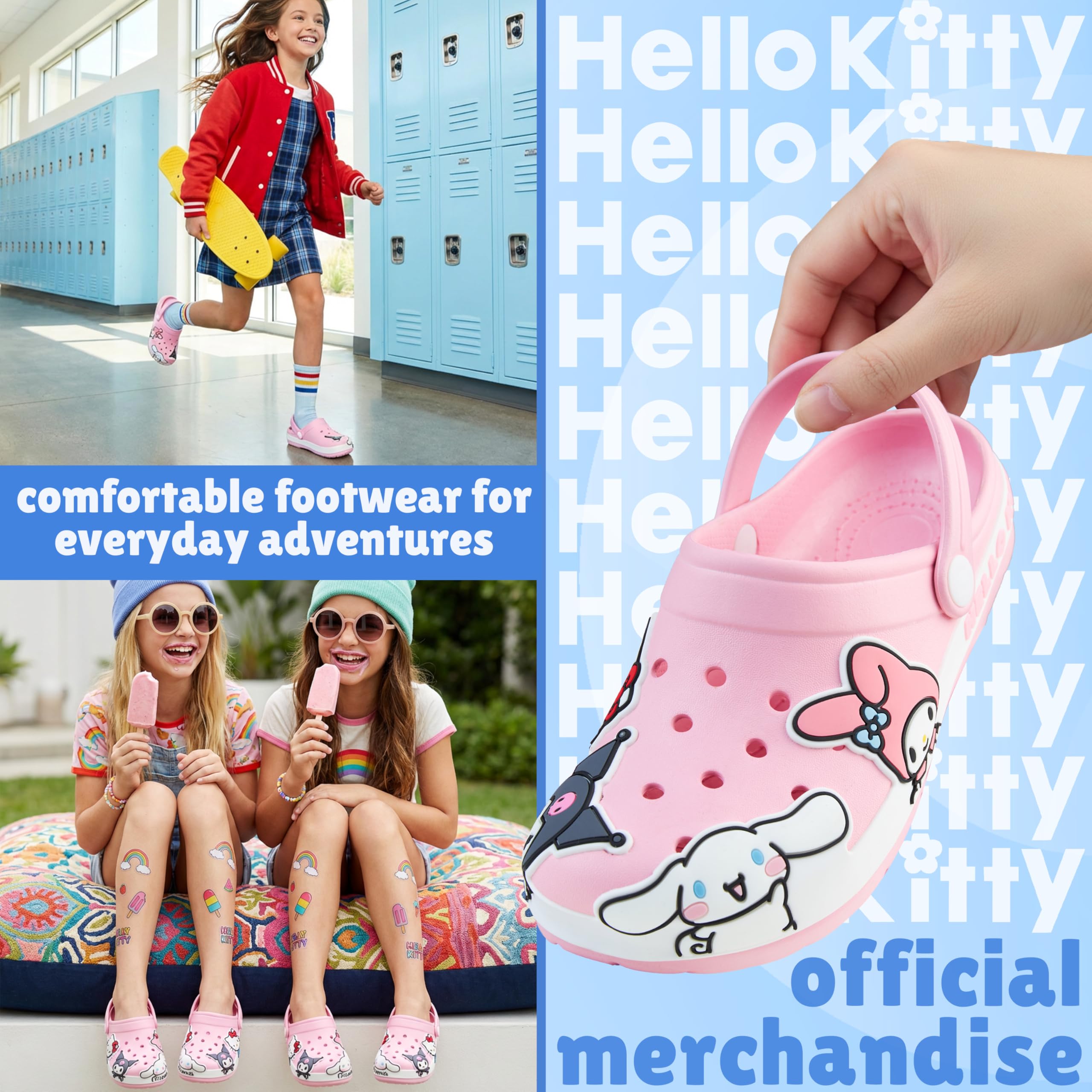 Get Trend Hello Kitty | Paw Patrol | Spidey Ciabatte Bambina, Zoccoli Clogs Gomma Antiscivolo, Sandali Leggeri per Giardino Estate Bambini, Regalo