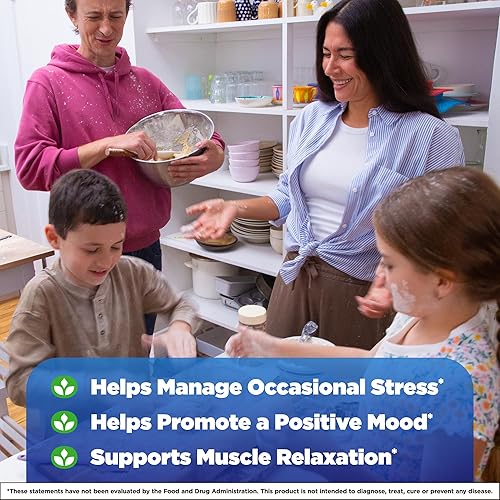 Miniatura 3 de Natrol Citrato de magnesio para el estado de ánimo + estrés, 330 mg, suplemento dietético para el estado de ánimo y apoyo ocasional del estrés, 60