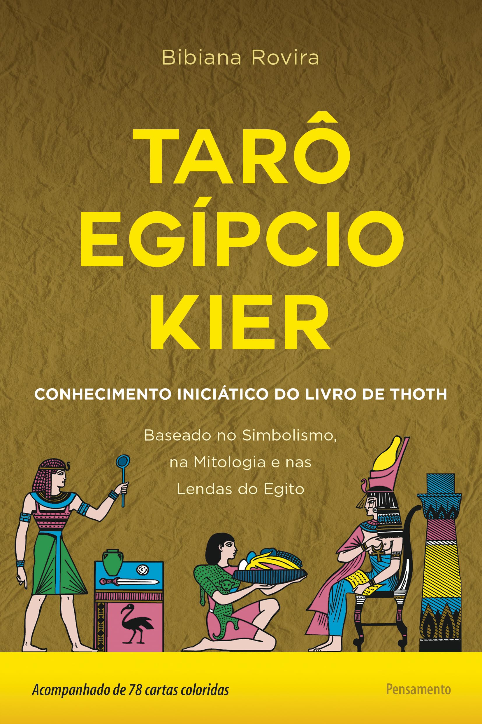 Tarô egípcio Kier - caixa com livro + 78 cartas: o Conhecimento