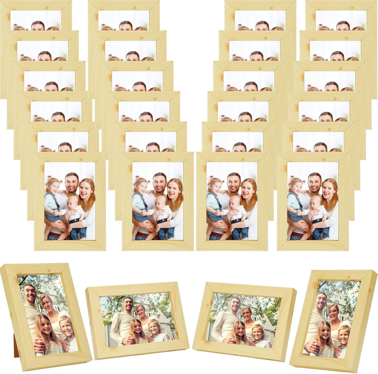 Macarrie Set of 30 4 x 6 Picture Frame Display Pictures