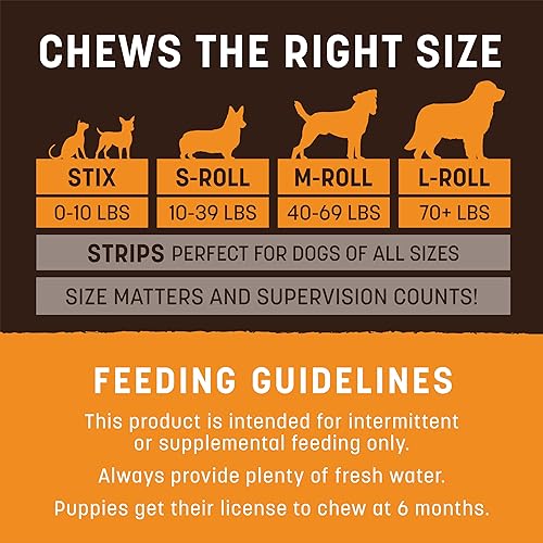 Miniatura 64 de Earth Animal No Hide - Palitos masticables para perros con sabor a mantequilla de maní medio, sin cuero crudo, de larga duración, golosinas