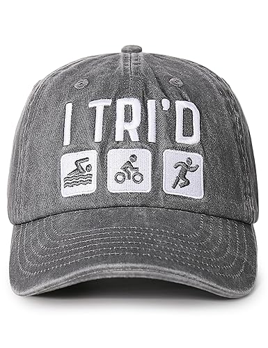 InnoBeta Triathlon Gifts, Triathlon Hat for Men Women for Christmas,