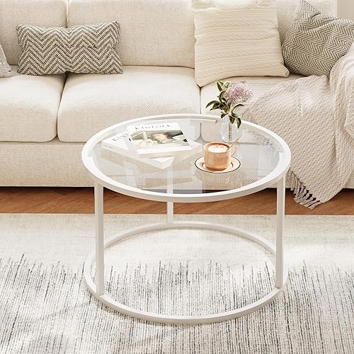 Miniatura 10 de Mesa de Café de Vidrio Negro para Sala de Estar, Mesas de Café Cuadradas para Espacios Pequeños, Mesas Centro Modernas de Té y Cóctel Simples, Mesas