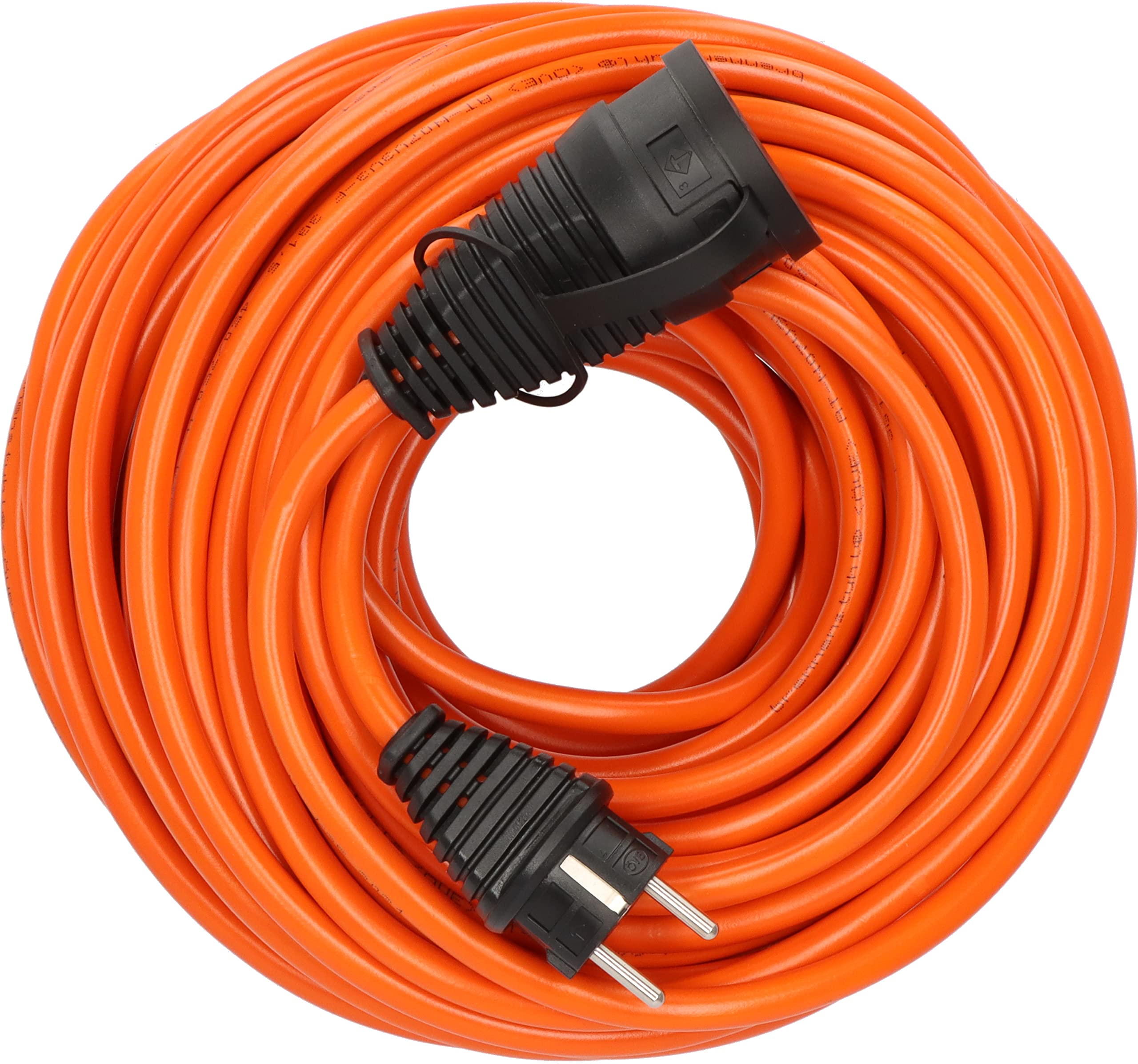 Brennenstuhl Cable alargador Bremaxx® V2 (Cable de 25 m en Naranja, Uso en Exteriores IP44, se Puede Utilizar hasta -35 °C, Resistente al Aceite y a los Rayos UV)