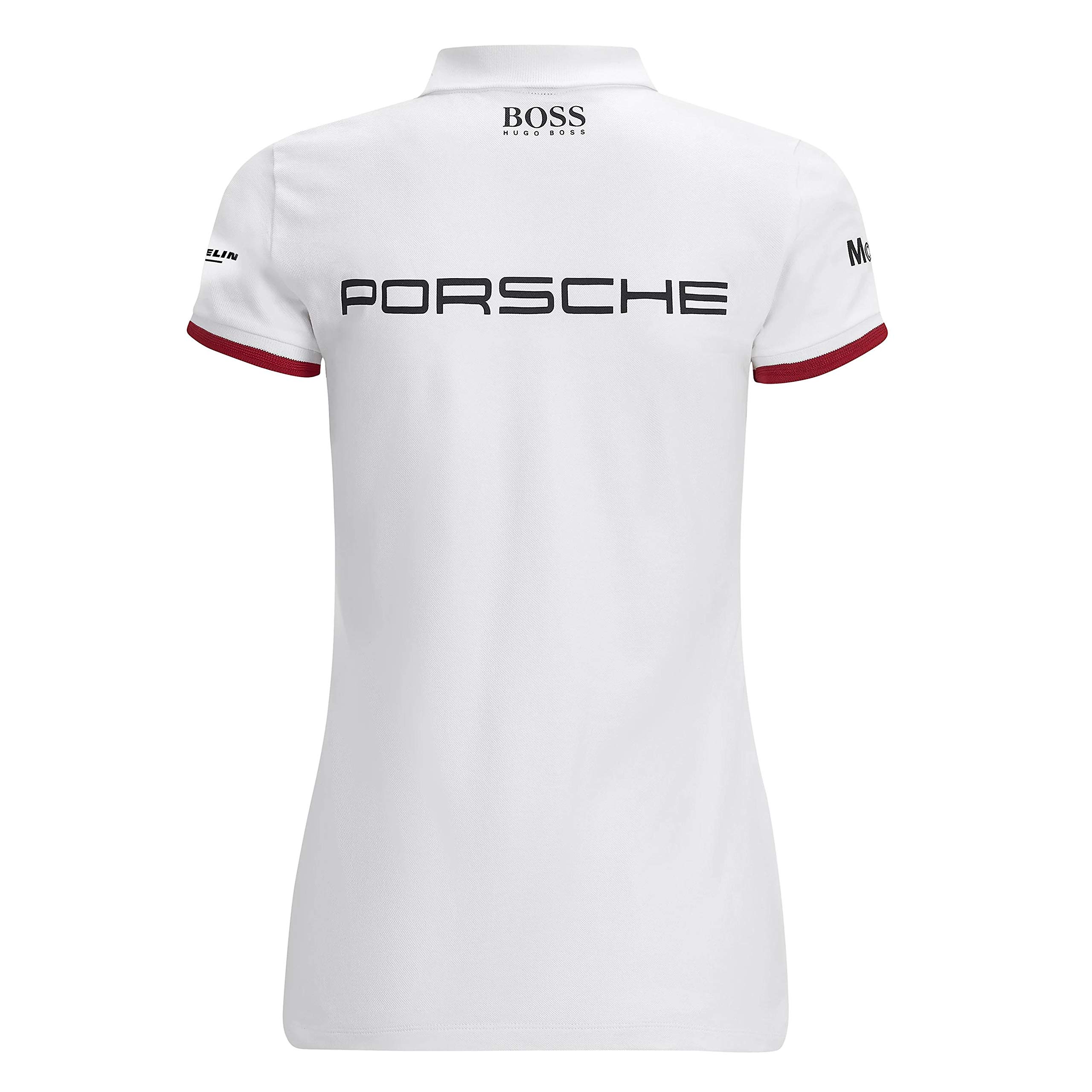 Porsche Motorsport White Team Polo pour femme avec kit de sport motorisé